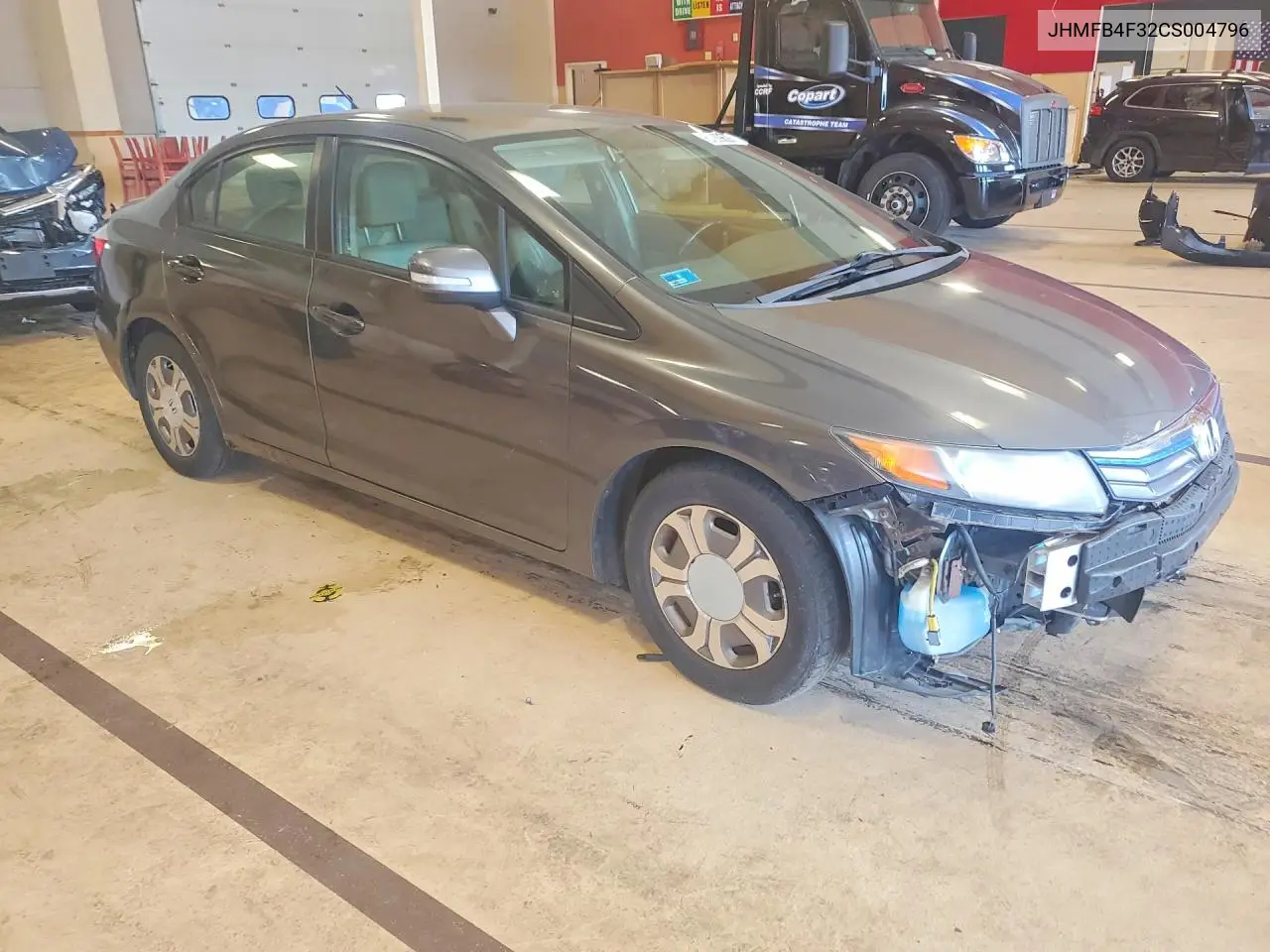 2012 HONDA CIVIC VIN JHMFB4F32CS004796 — фото 4
