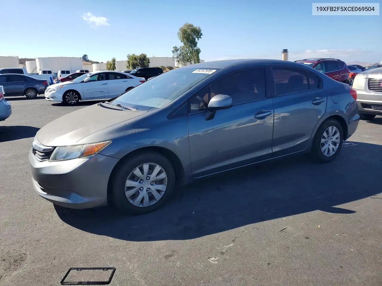 HONDA CIVIC 2012, VIN 19XFB2F5XCE069504