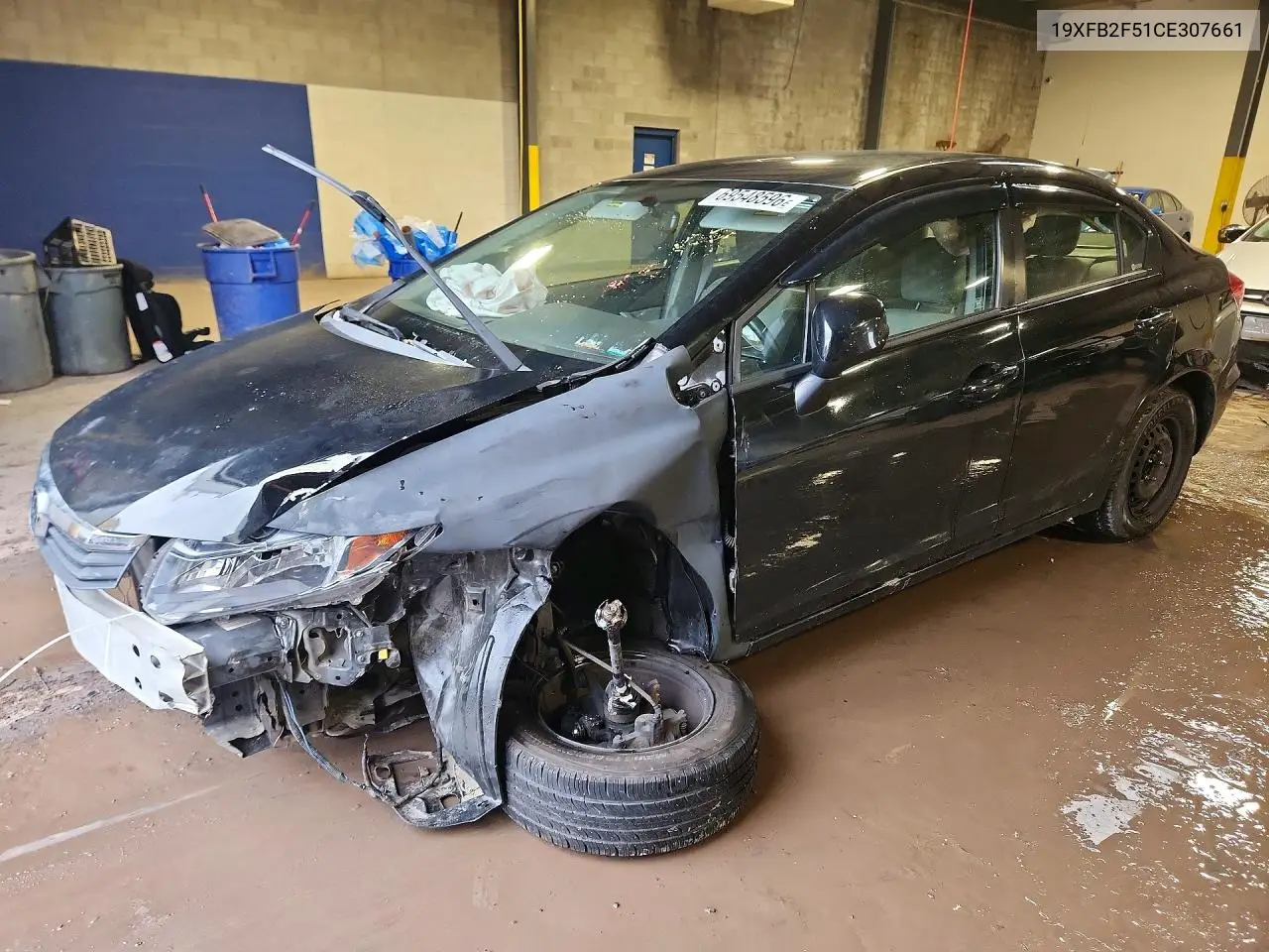 HONDA CIVIC 2012, VIN 19XFB2F51CE307661