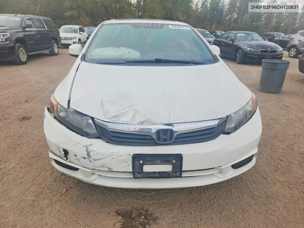 2012 HONDA CIVIC VIN 2HGFB2F96CH120831 — фото 5