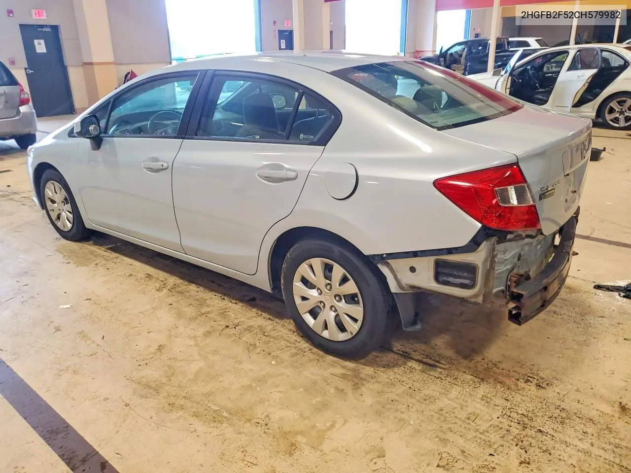 2012 HONDA CIVIC VIN 2HGFB2F52CH579982 — фото 2