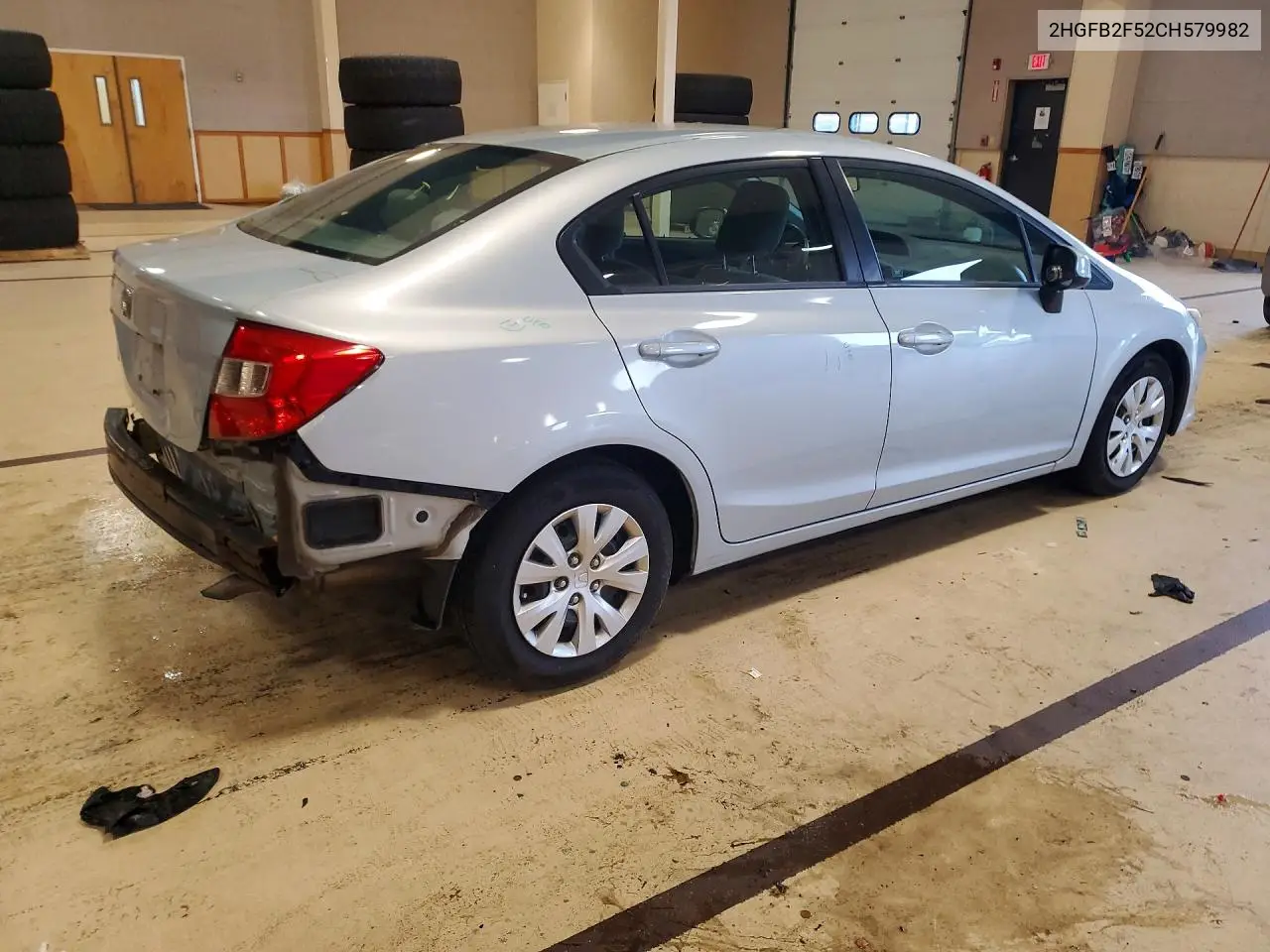 2012 HONDA CIVIC VIN 2HGFB2F52CH579982 — фото 3