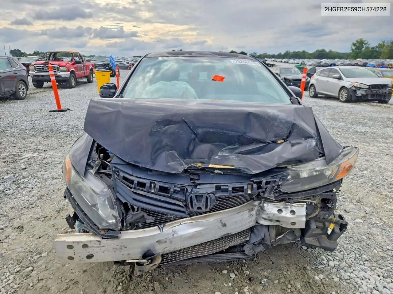 2012 HONDA CIVIC VIN 2HGFB2F59CH574228 — фото 5