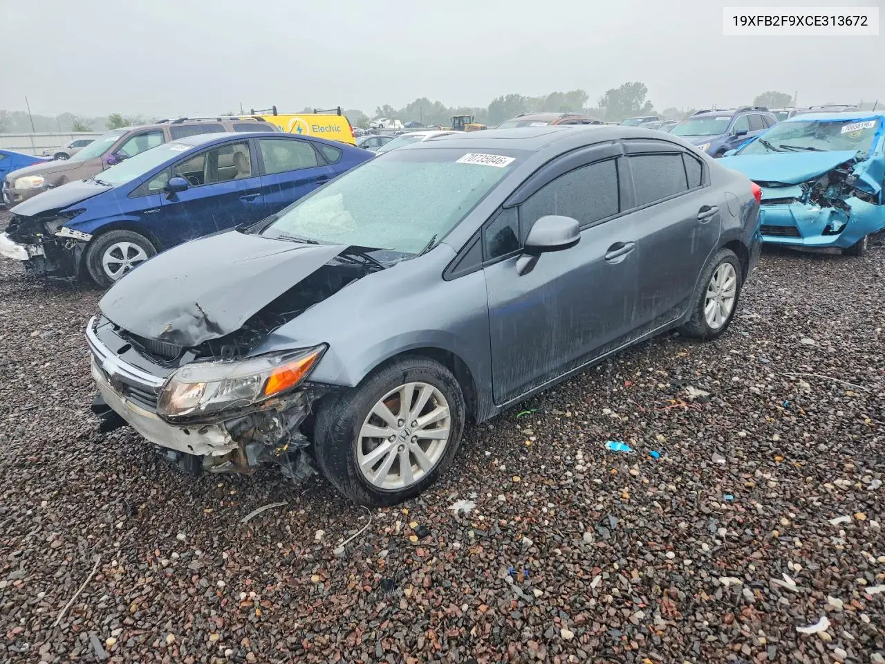 HONDA CIVIC 2012, VIN 19XFB2F9XCE313672