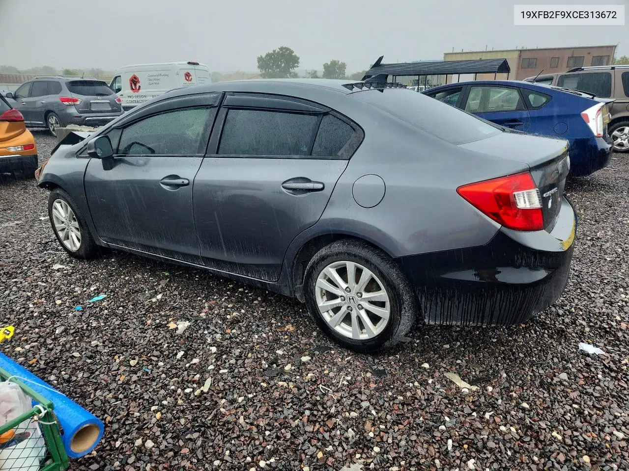2012 HONDA CIVIC VIN 19XFB2F9XCE313672 — фото 2