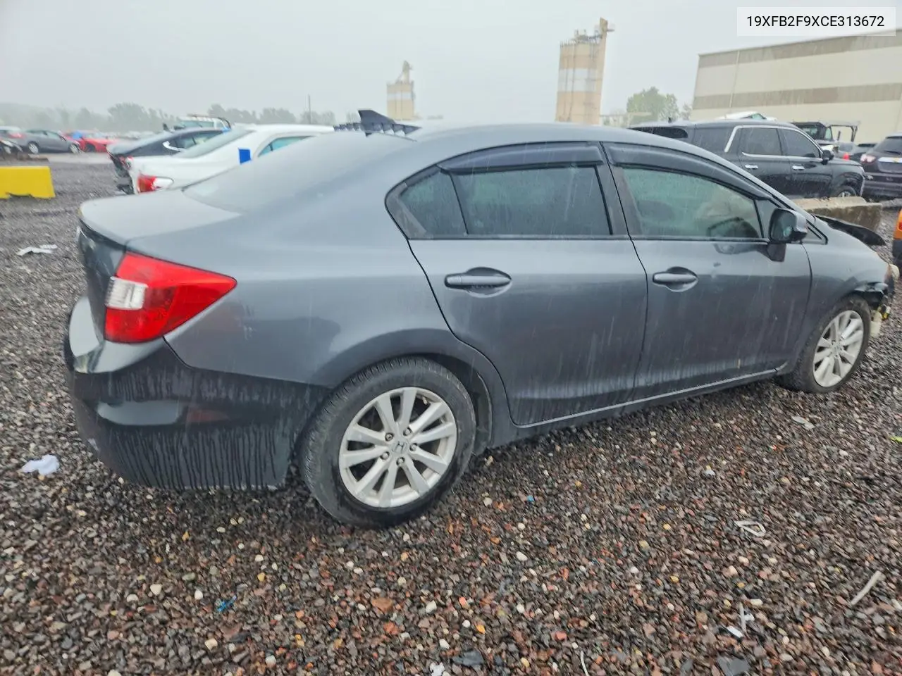 2012 HONDA CIVIC VIN 19XFB2F9XCE313672 — фото 3