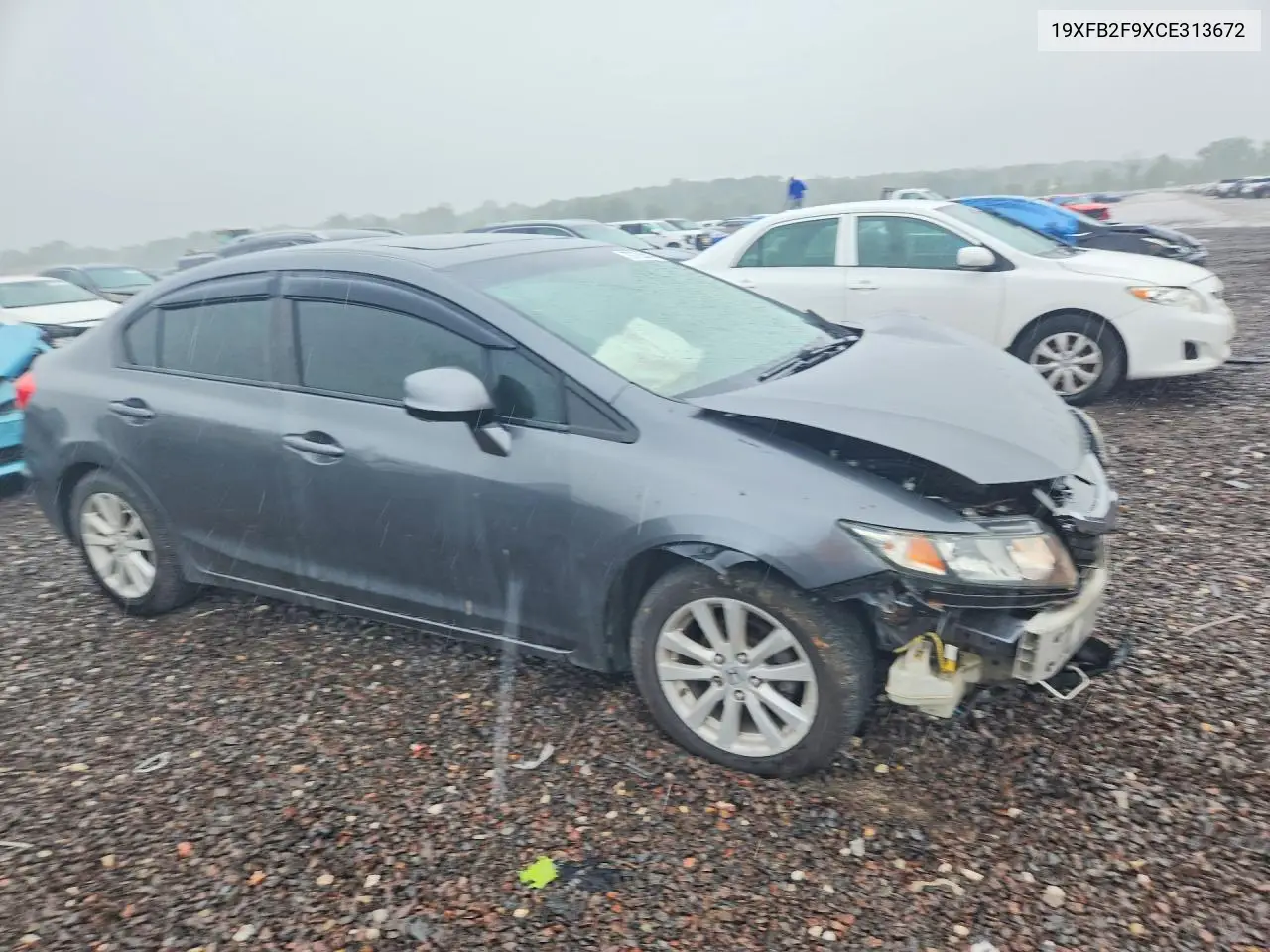 2012 HONDA CIVIC VIN 19XFB2F9XCE313672 — фото 4