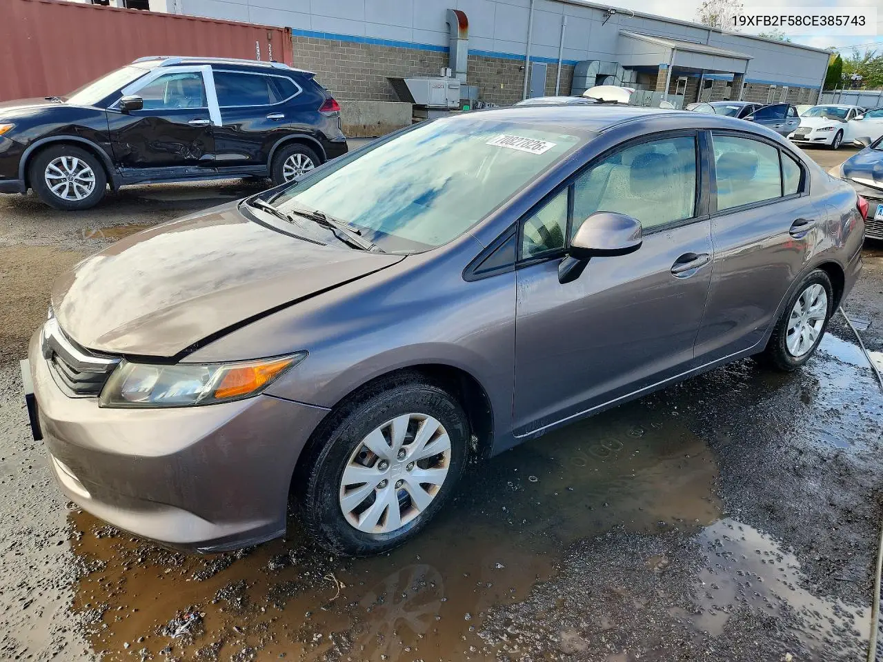 HONDA CIVIC 2012, VIN 19XFB2F58CE385743