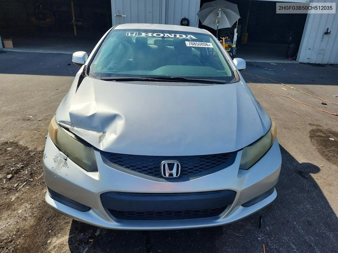 2012 HONDA CIVIC VIN 2HGFG3B50CH512035 — фото 5