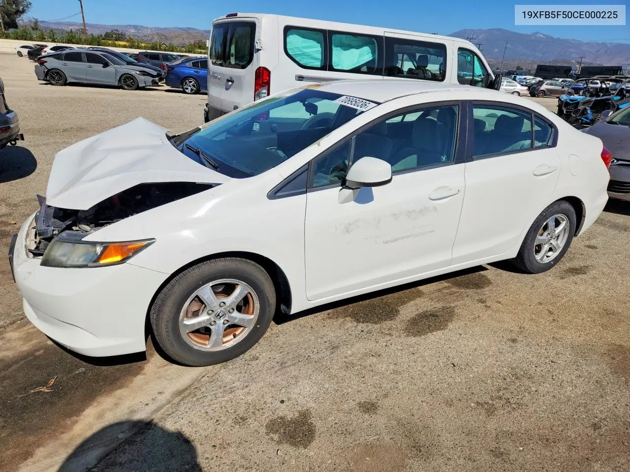 HONDA CIVIC 2012, VIN 19XFB5F50CE000225