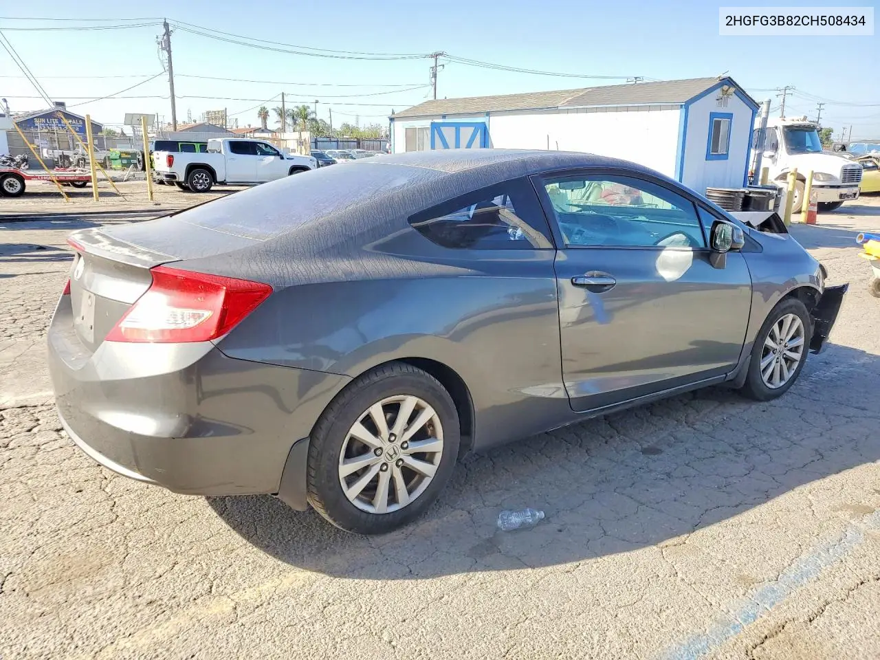 2012 HONDA CIVIC VIN 2HGFG3B82CH508434 — фото 3