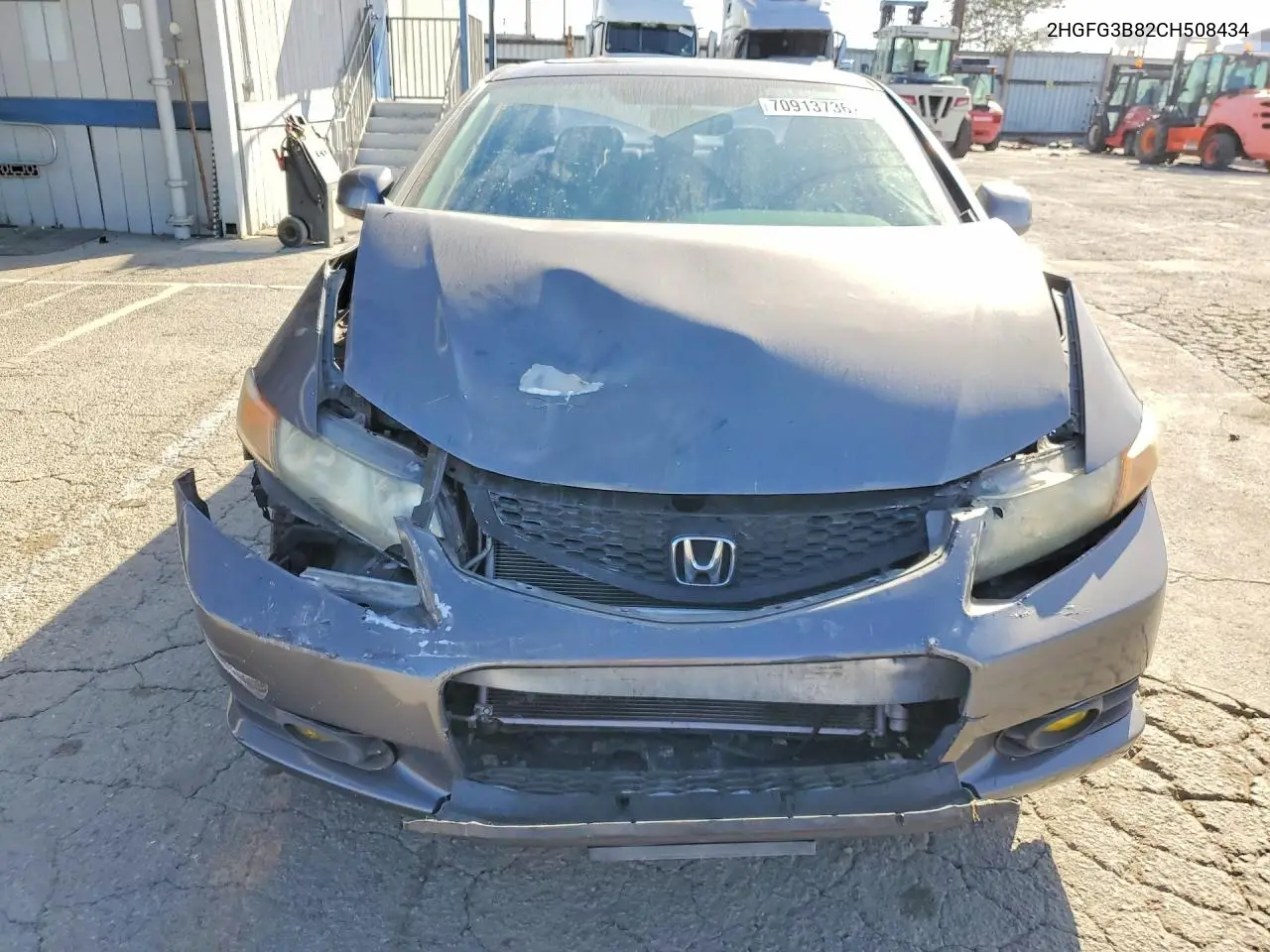 2012 HONDA CIVIC VIN 2HGFG3B82CH508434 — фото 5