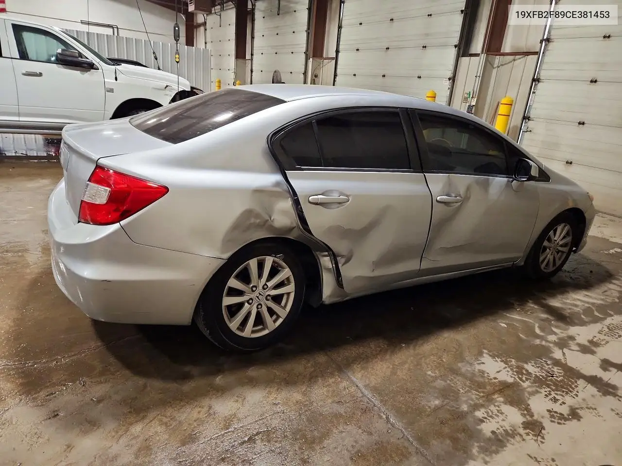 2012 HONDA CIVIC VIN 19XFB2F89CE381453 — фото 3