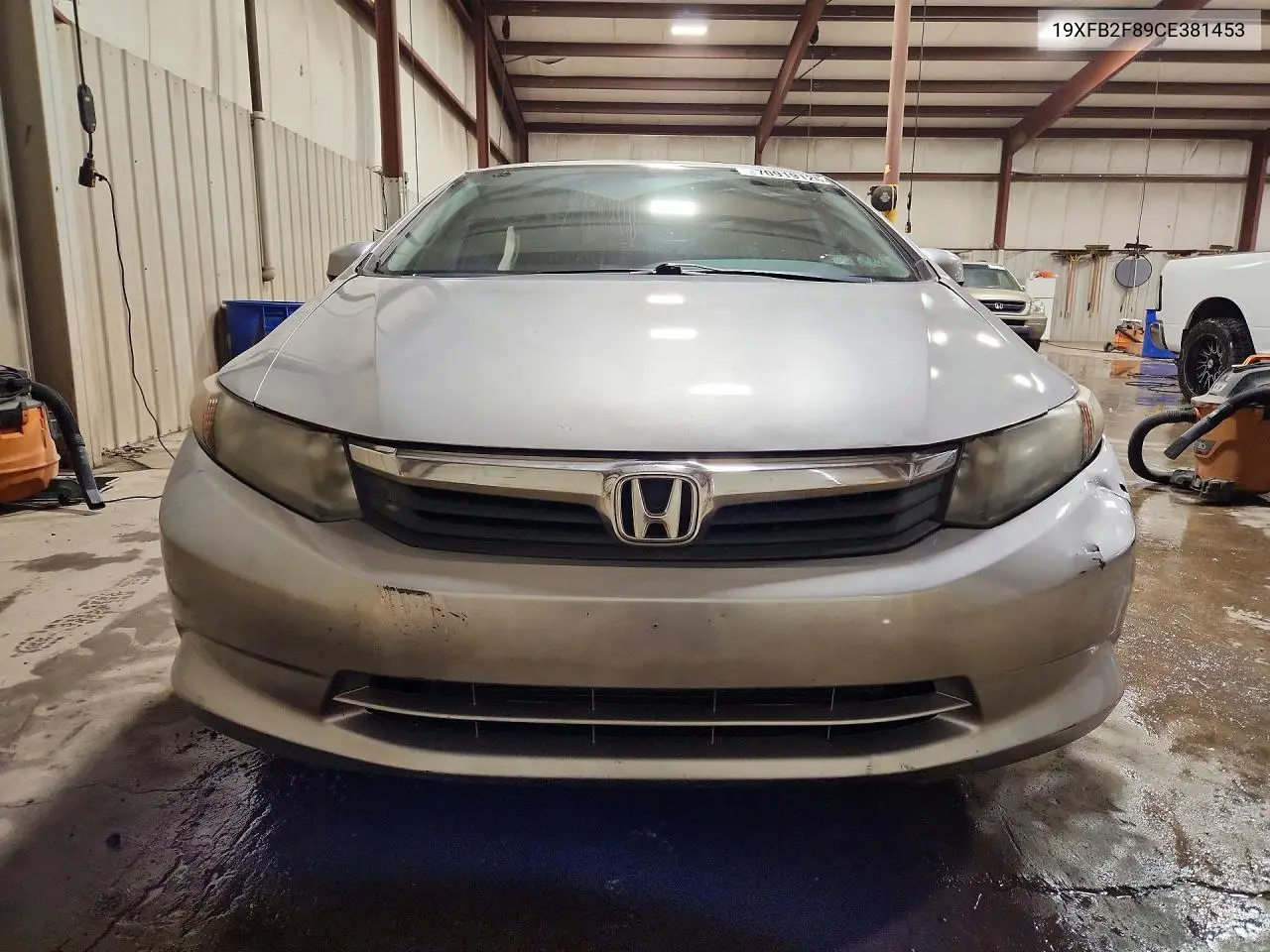 2012 HONDA CIVIC VIN 19XFB2F89CE381453 — фото 5