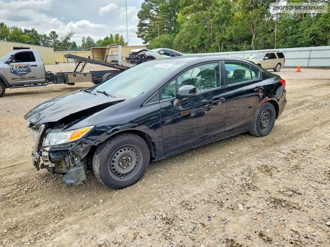 HONDA CIVIC 2012, VIN 2HGFB2F58CH325497