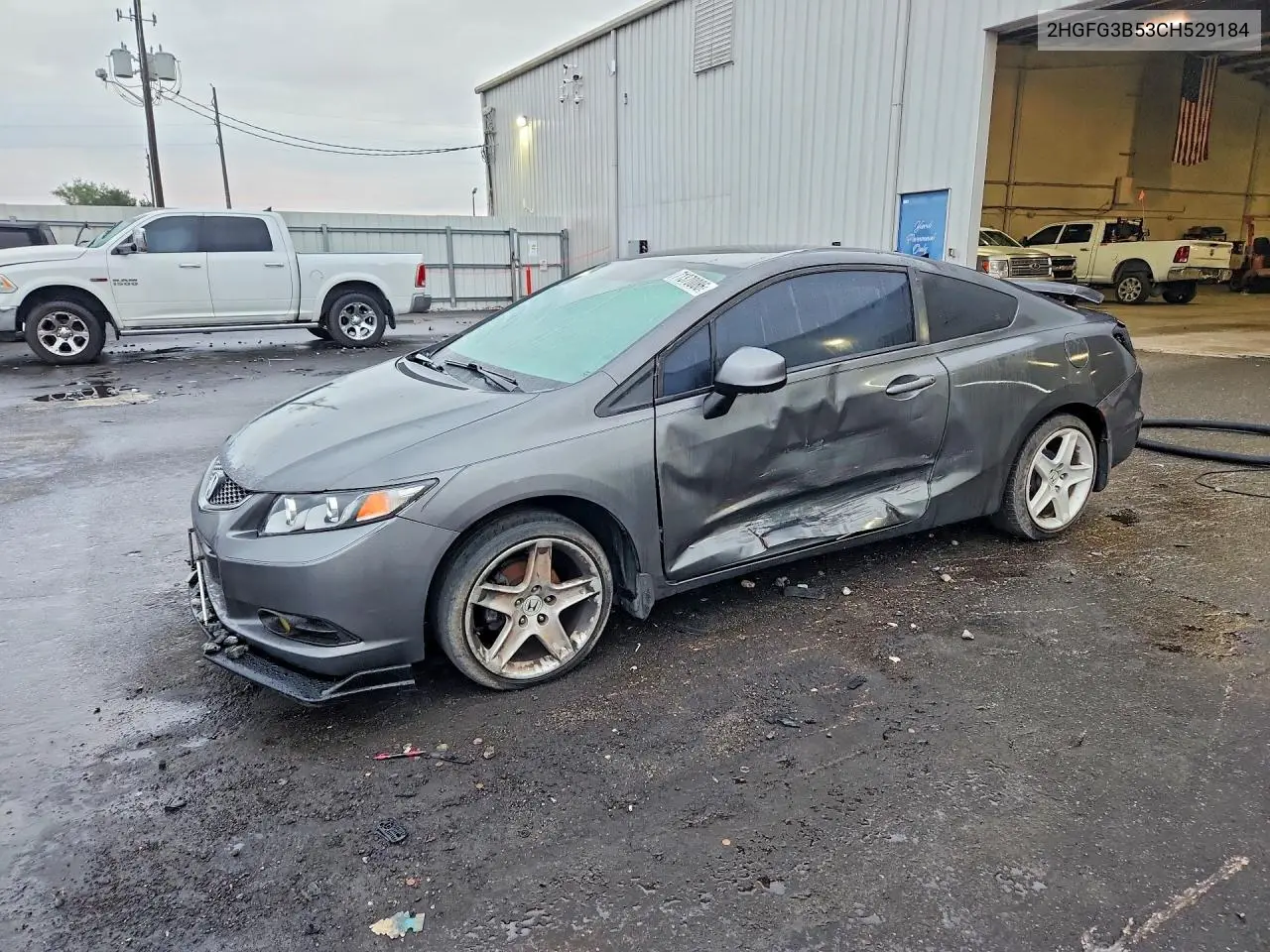 HONDA CIVIC 2012, VIN 2HGFG3B53CH529184