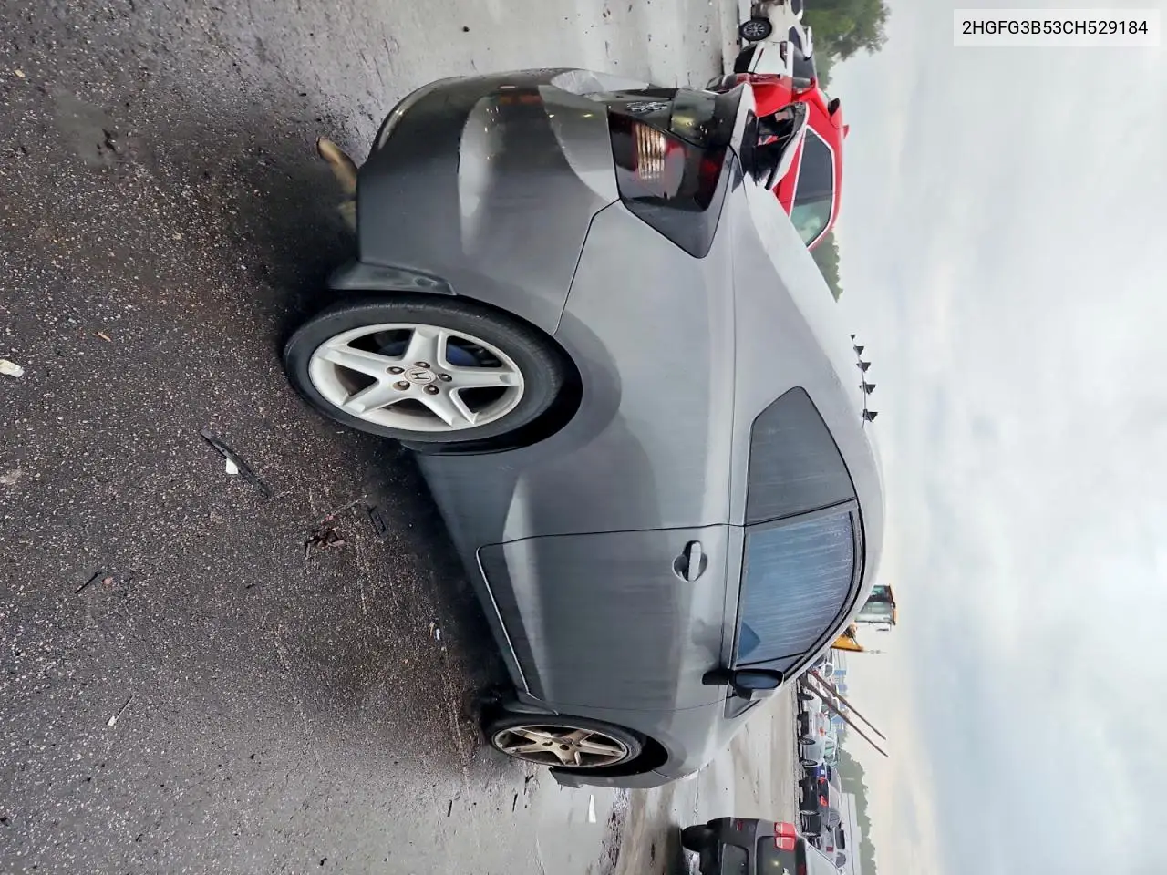 2012 HONDA CIVIC VIN 2HGFG3B53CH529184 — фото 3