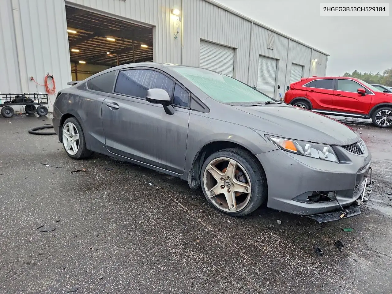 2012 HONDA CIVIC VIN 2HGFG3B53CH529184 — фото 4