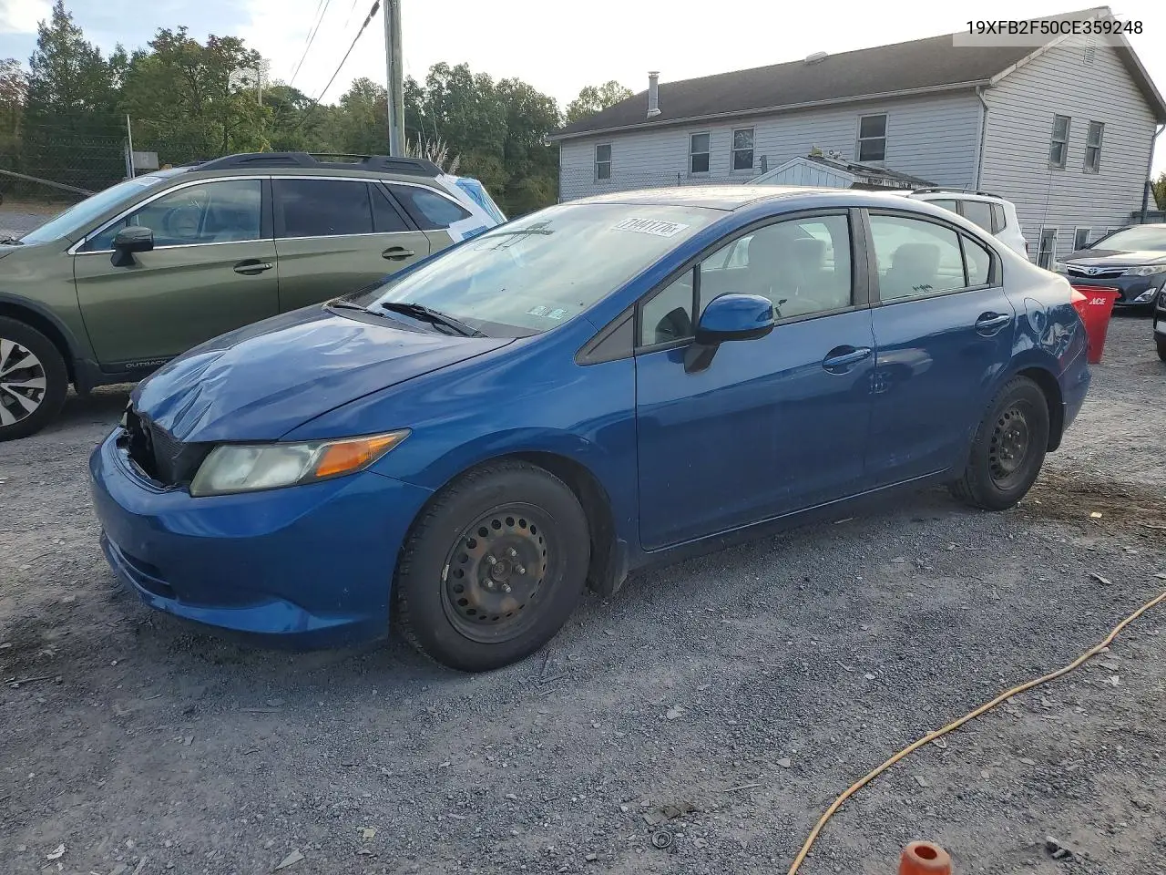 HONDA CIVIC 2012, VIN 19XFB2F50CE359248