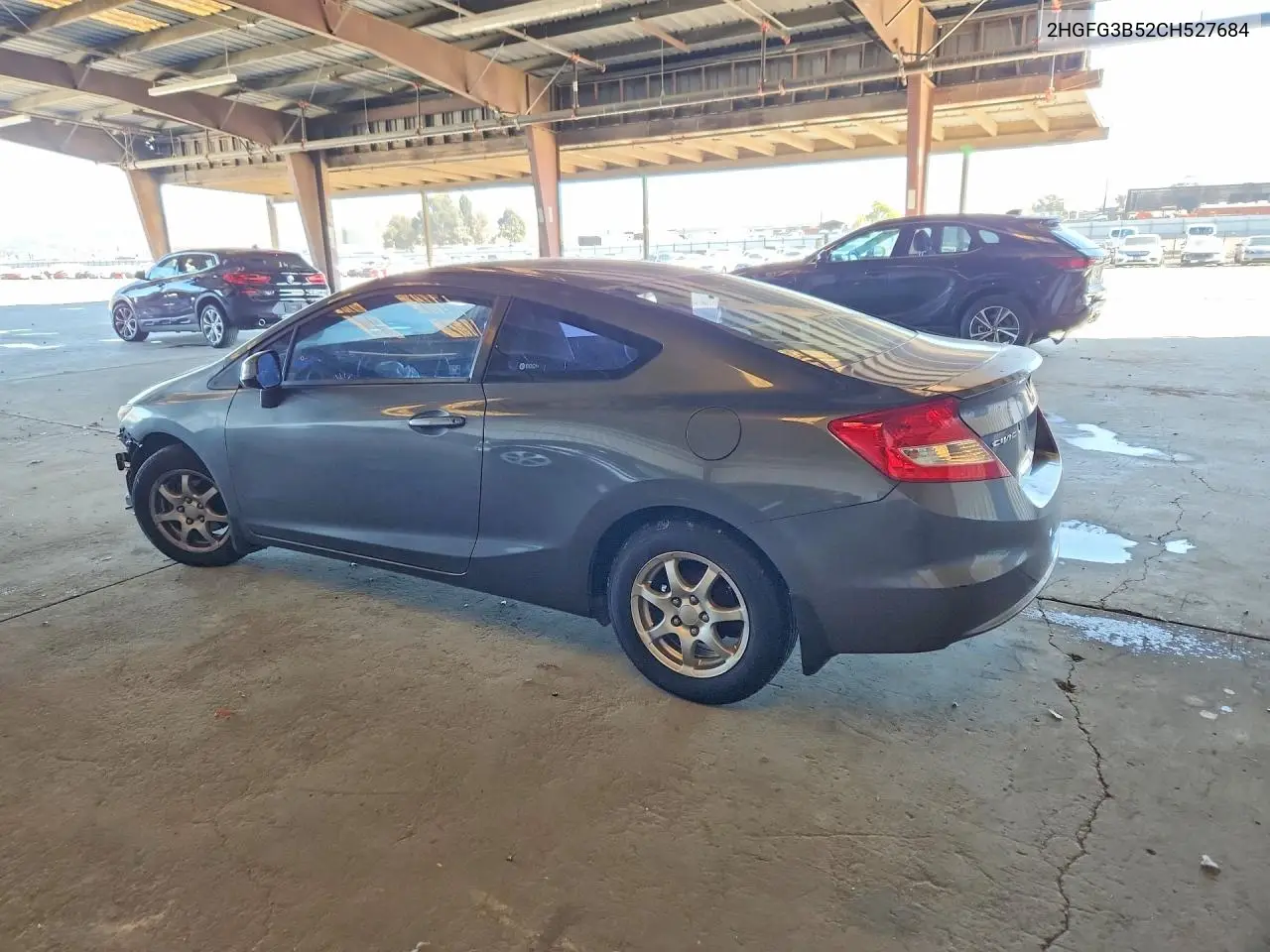 2012 HONDA CIVIC VIN 2HGFG3B52CH527684 — фото 2