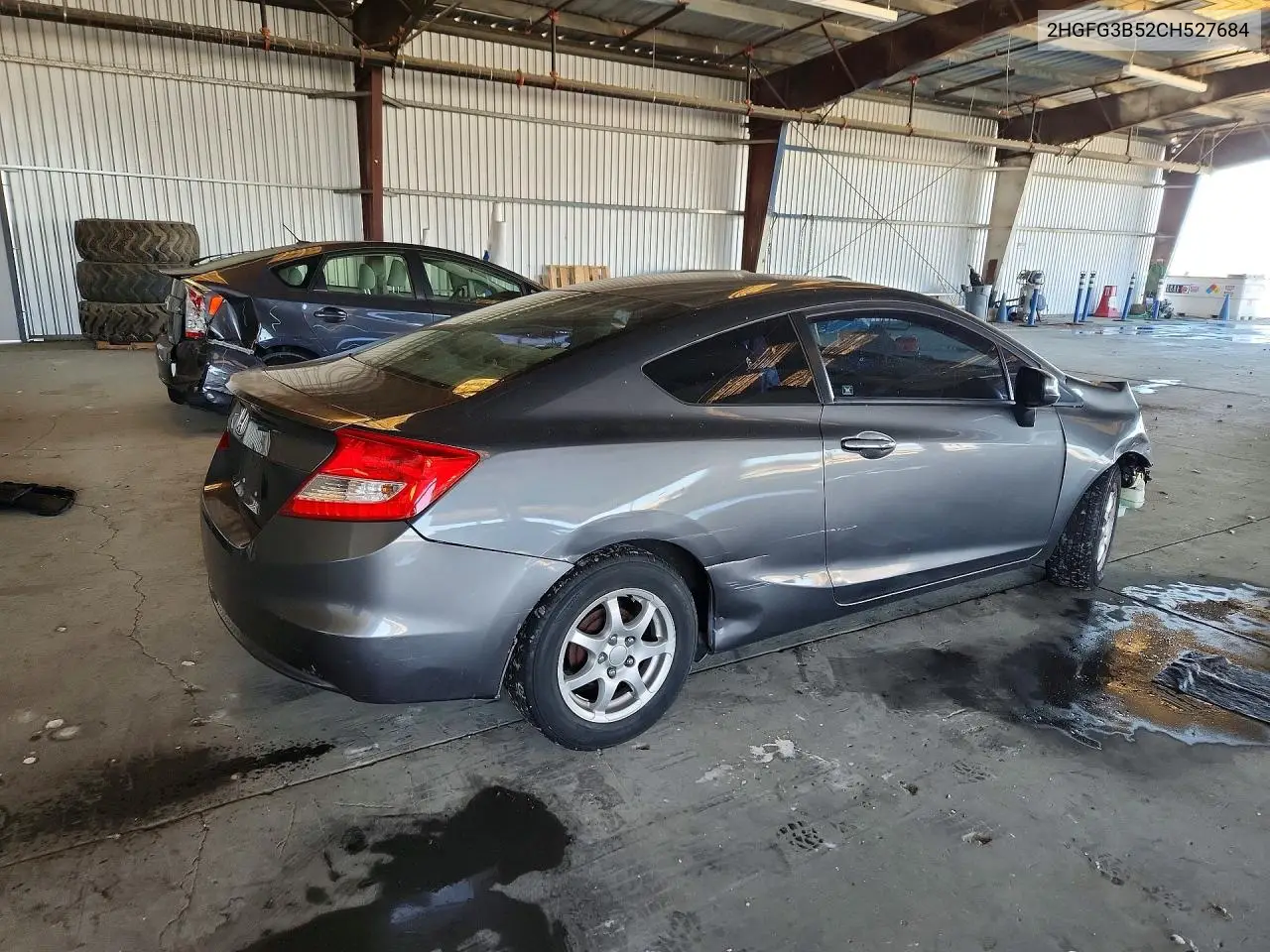 2012 HONDA CIVIC VIN 2HGFG3B52CH527684 — фото 3