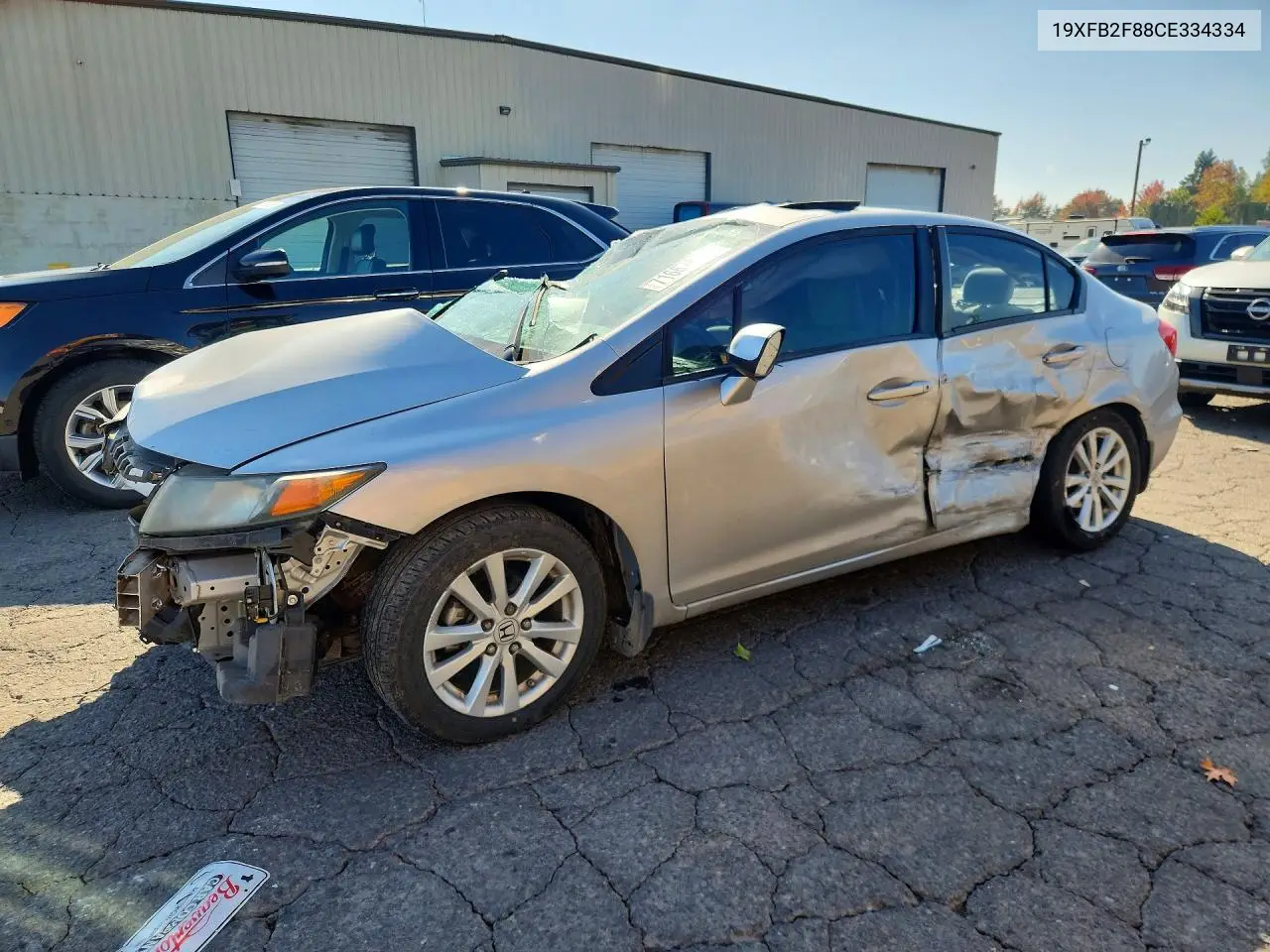 HONDA CIVIC 2012, VIN 19XFB2F88CE334334