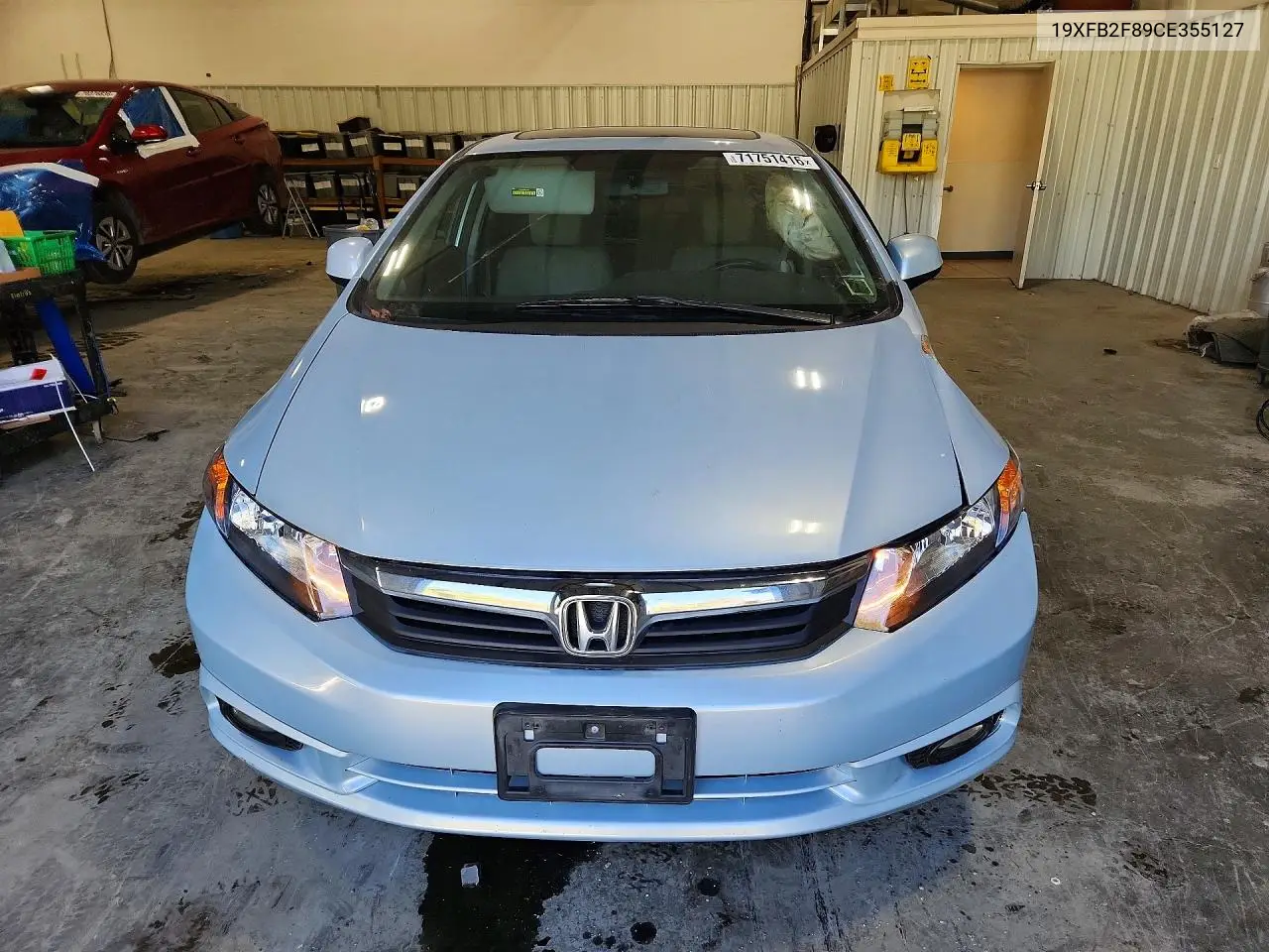 2012 HONDA CIVIC VIN 19XFB2F89CE355127 — фото 5