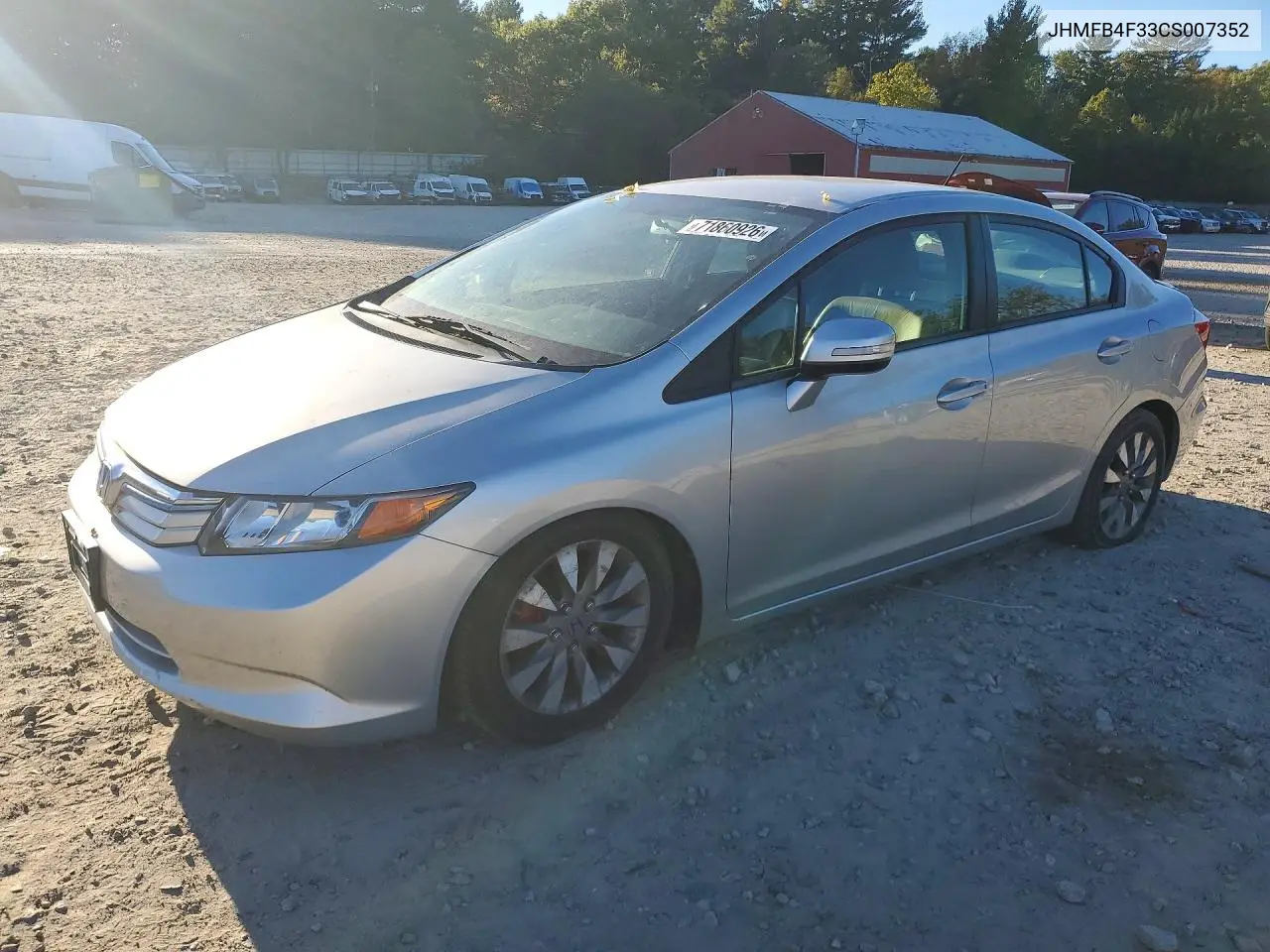HONDA CIVIC 2012, VIN JHMFB4F33CS007352