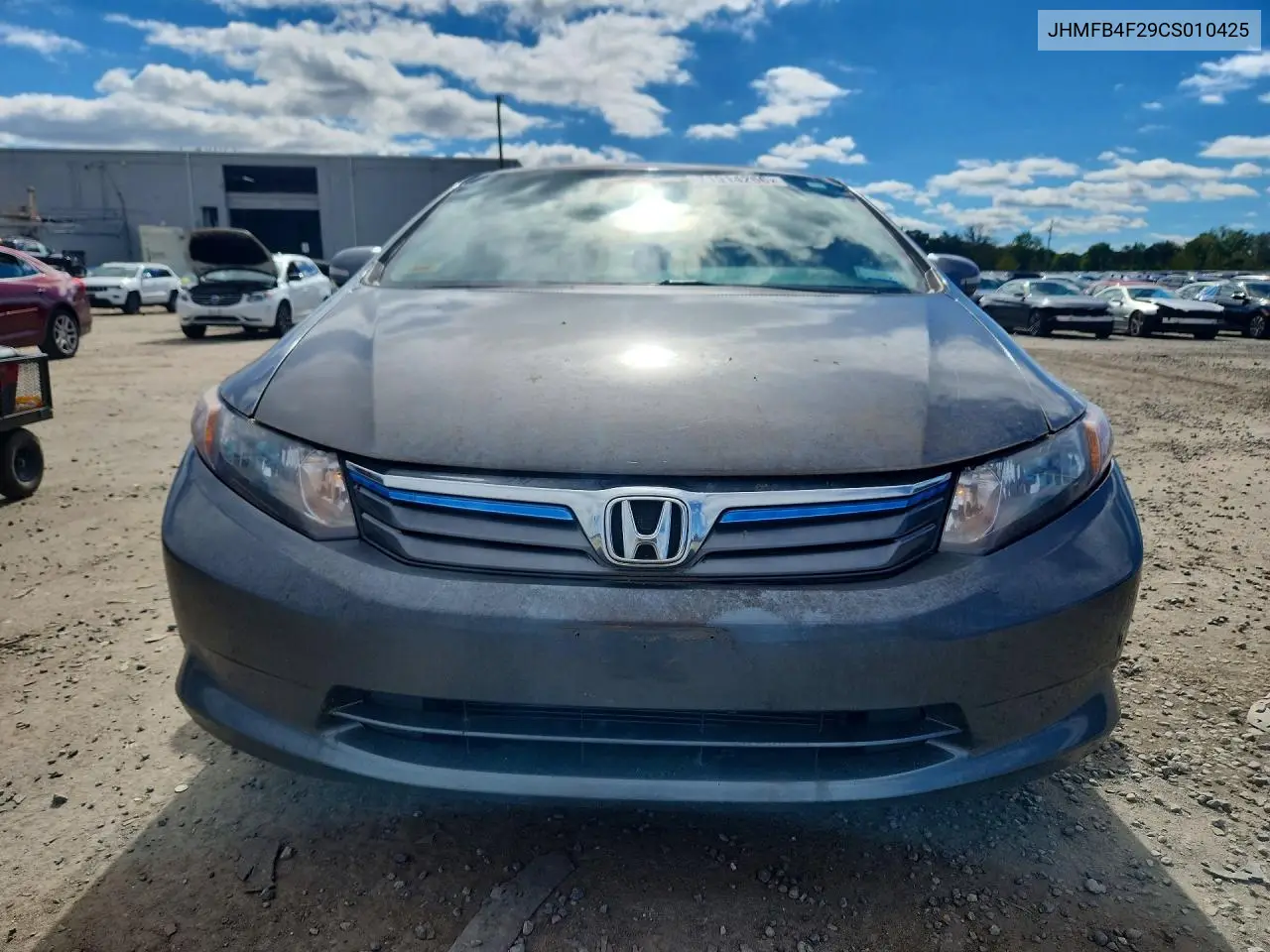 2012 HONDA CIVIC VIN JHMFB4F29CS010425 — фото 5