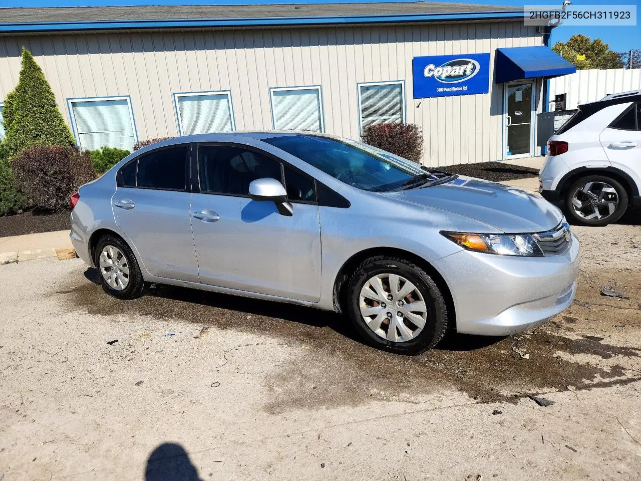 2012 HONDA CIVIC VIN 2HGFB2F56CH311923 — фото 4