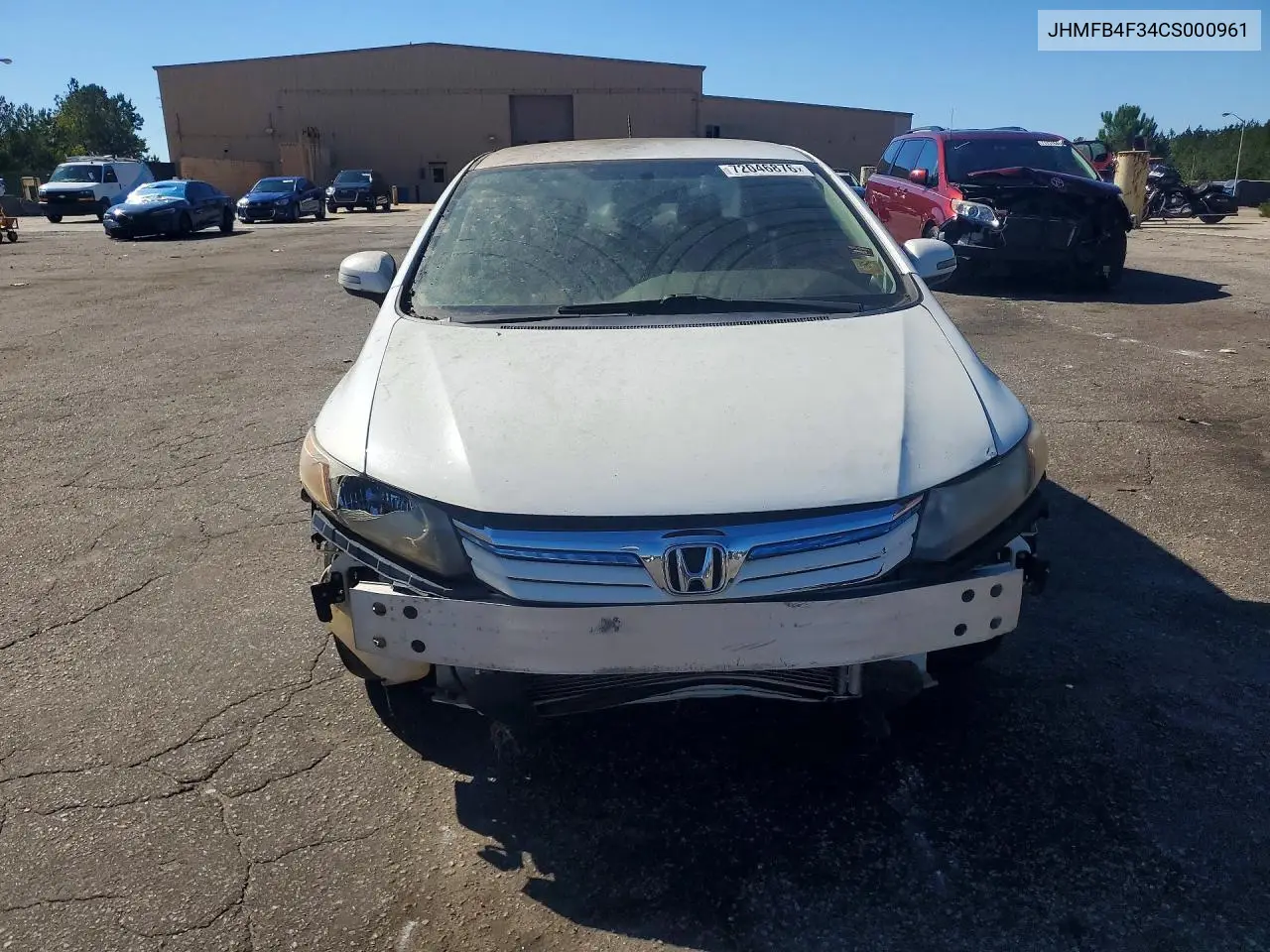 2012 HONDA CIVIC VIN JHMFB4F34CS000961 — фото 5