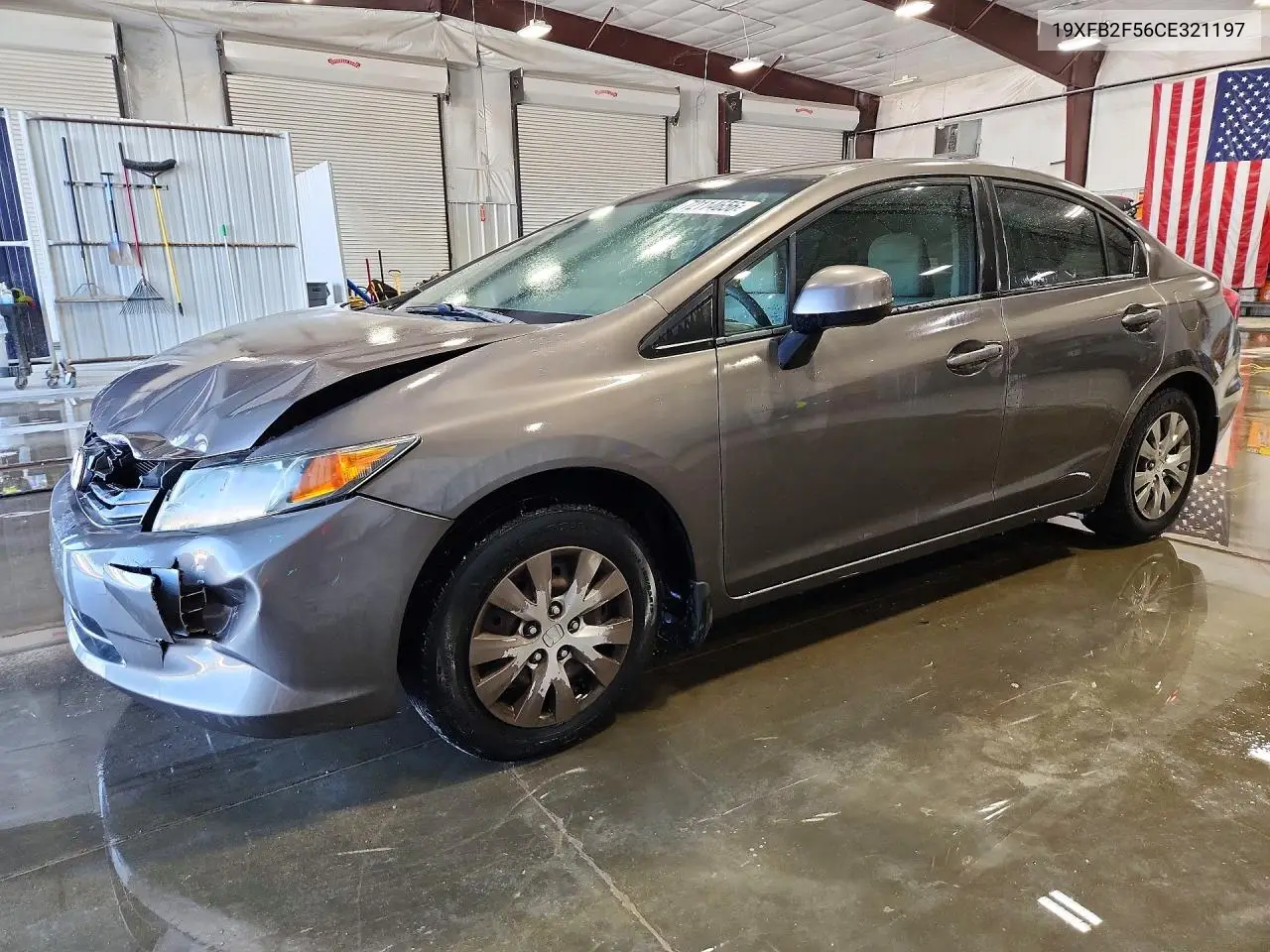 HONDA CIVIC 2012, VIN 19XFB2F56CE321197