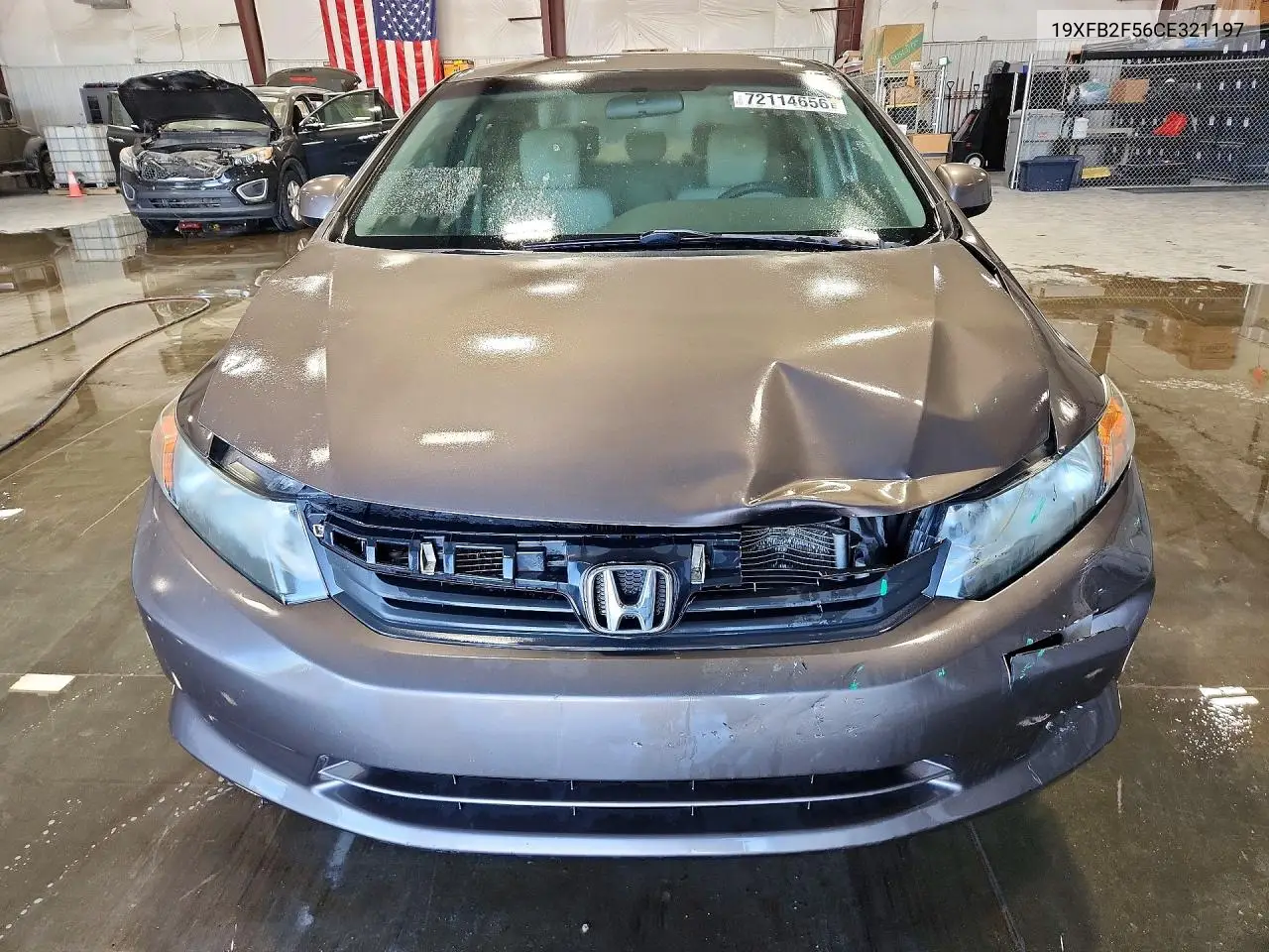 2012 HONDA CIVIC VIN 19XFB2F56CE321197 — фото 5