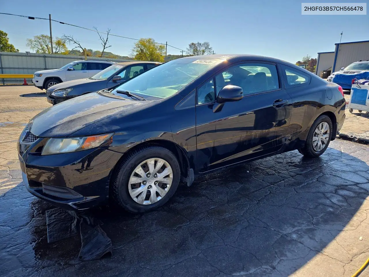 HONDA CIVIC 2012, VIN 2HGFG3B57CH566478