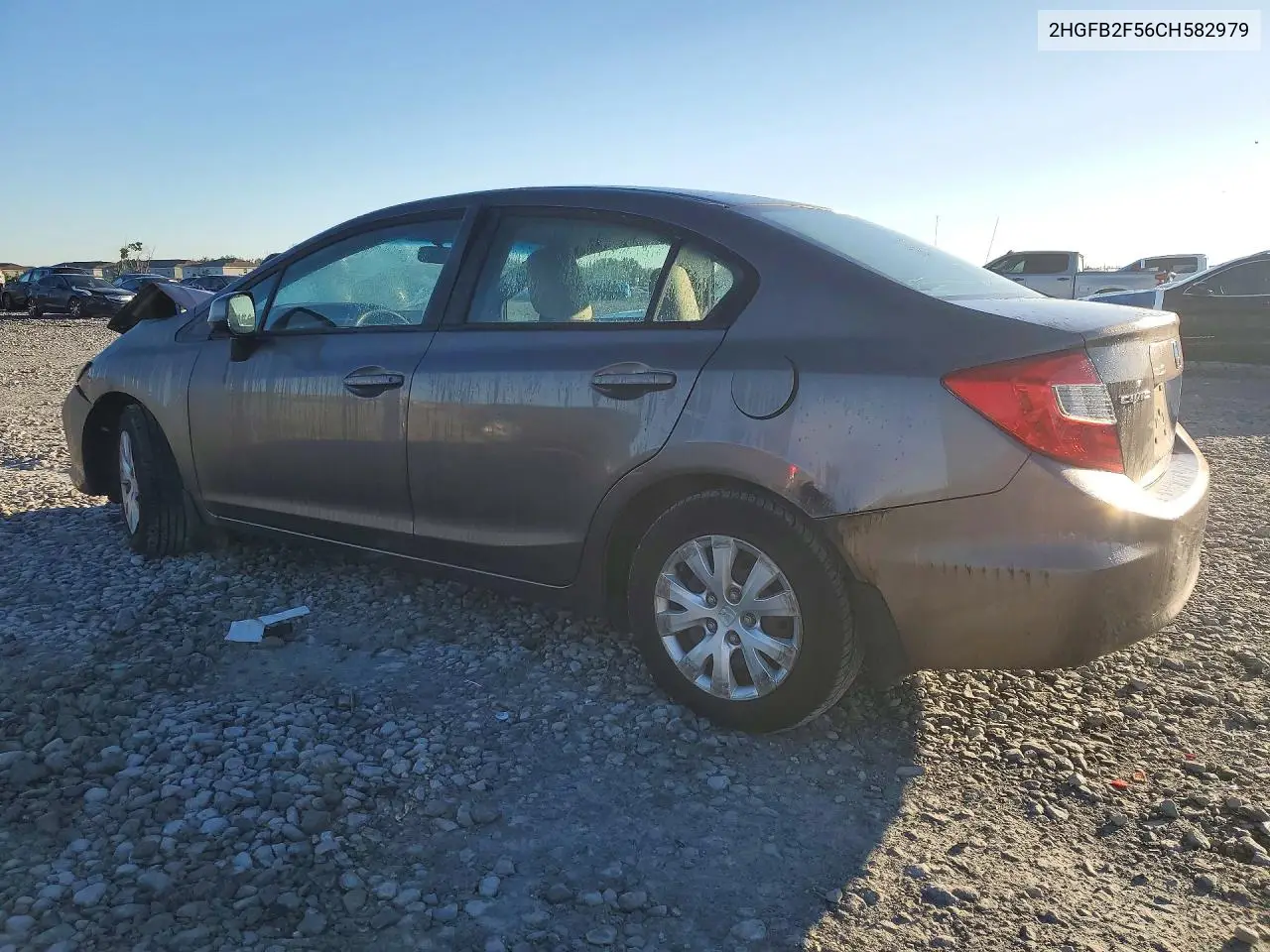 2012 HONDA CIVIC VIN 2HGFB2F56CH582979 — фото 5
