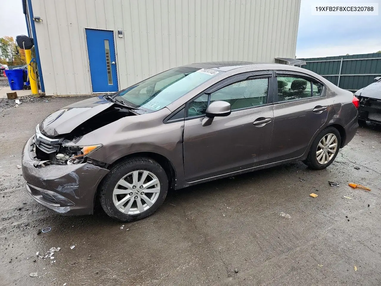 HONDA CIVIC 2012, VIN 19XFB2F8XCE320788