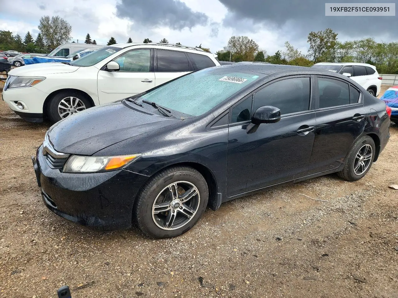 HONDA CIVIC 2012, VIN 19XFB2F51CE093951
