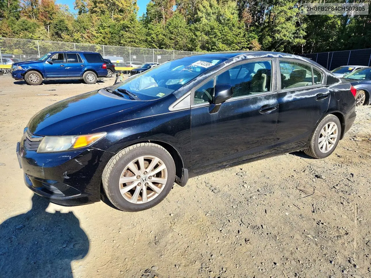 HONDA CIVIC 2012, VIN 2HGFB2F84CH507305