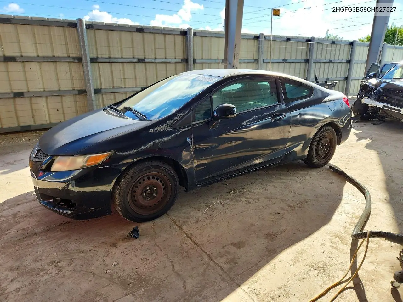 HONDA CIVIC 2012, VIN 2HGFG3B58CH527527