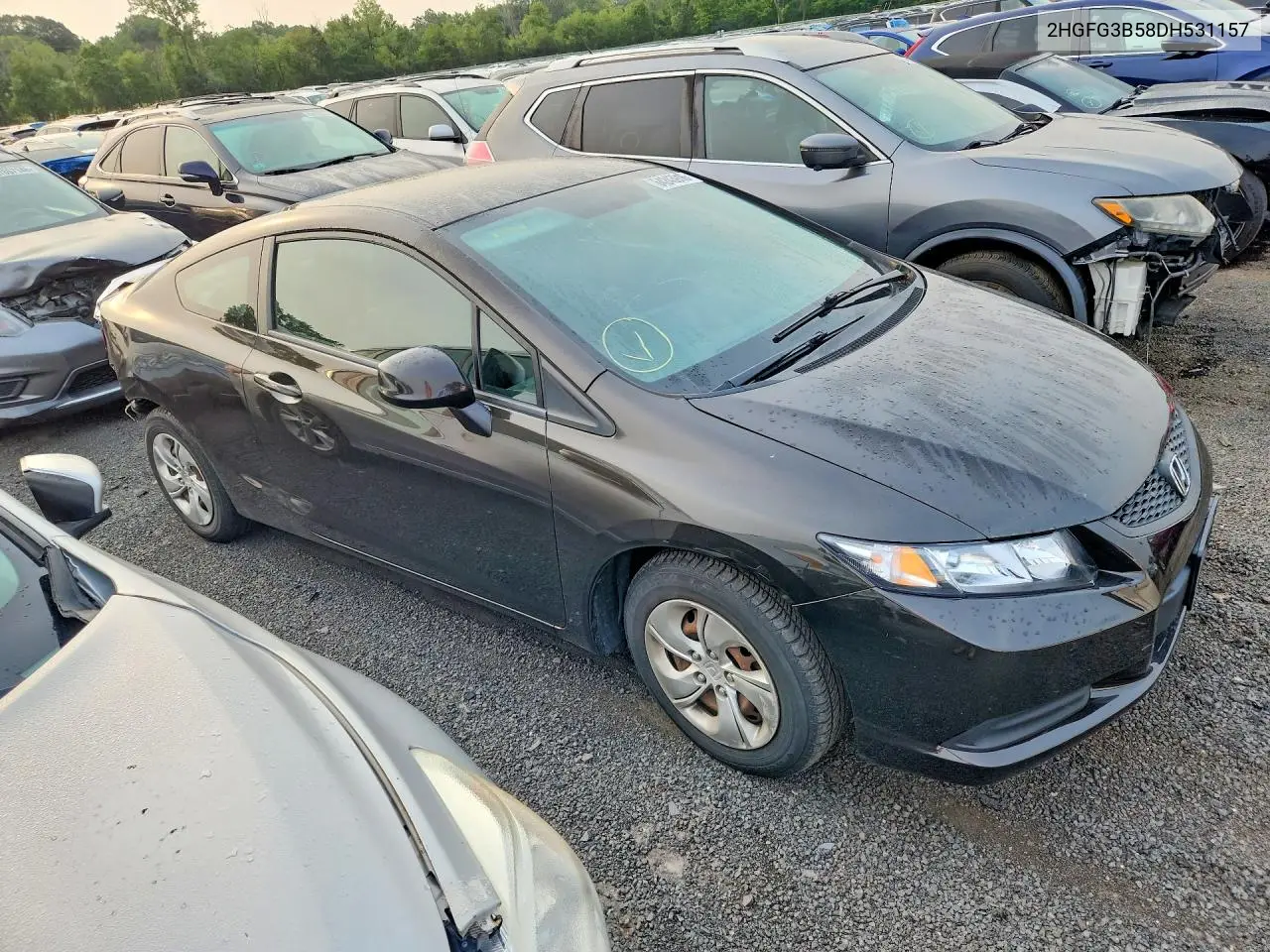 2013 HONDA CIVIC VIN 2HGFG3B58DH531157 — фото 4