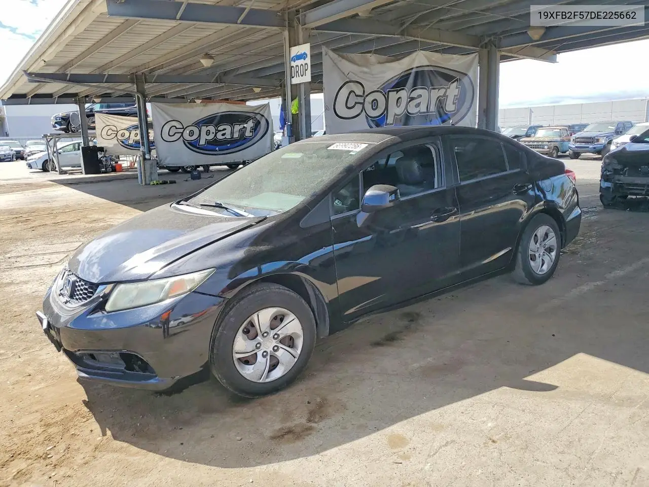 HONDA CIVIC 2013, VIN 19XFB2F57DE225662