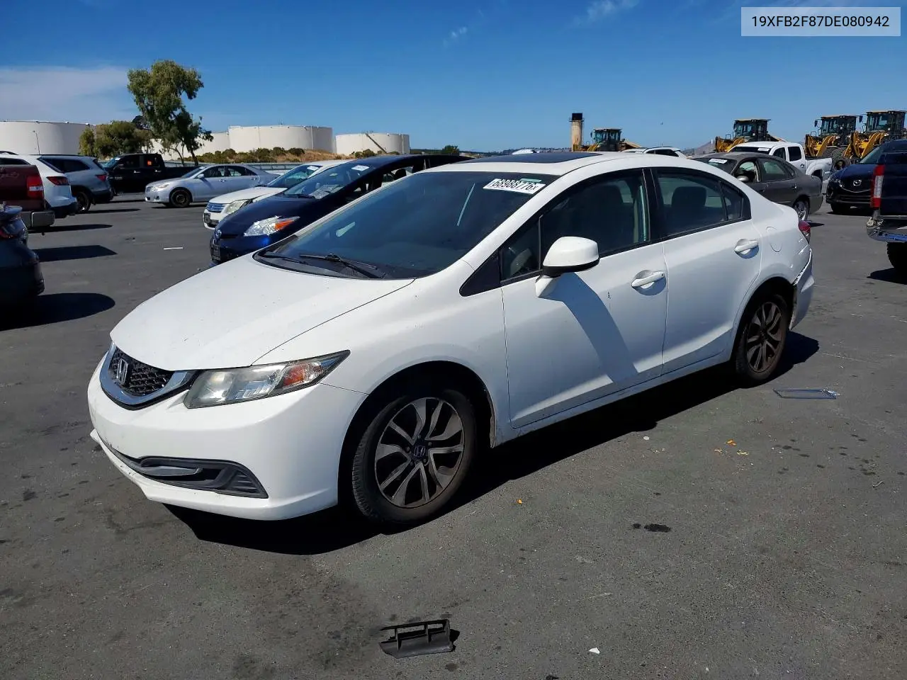 HONDA CIVIC 2013, VIN 19XFB2F87DE080942