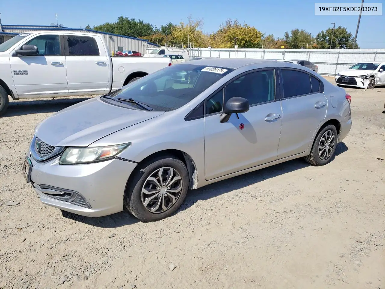 HONDA CIVIC 2013, VIN 19XFB2F5XDE203073