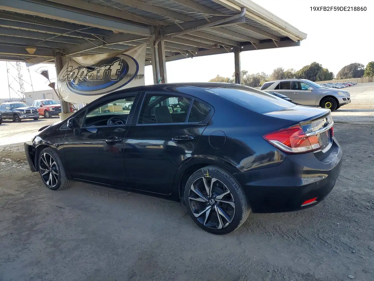 2013 HONDA CIVIC VIN 19XFB2F59DE218860 — фото 2