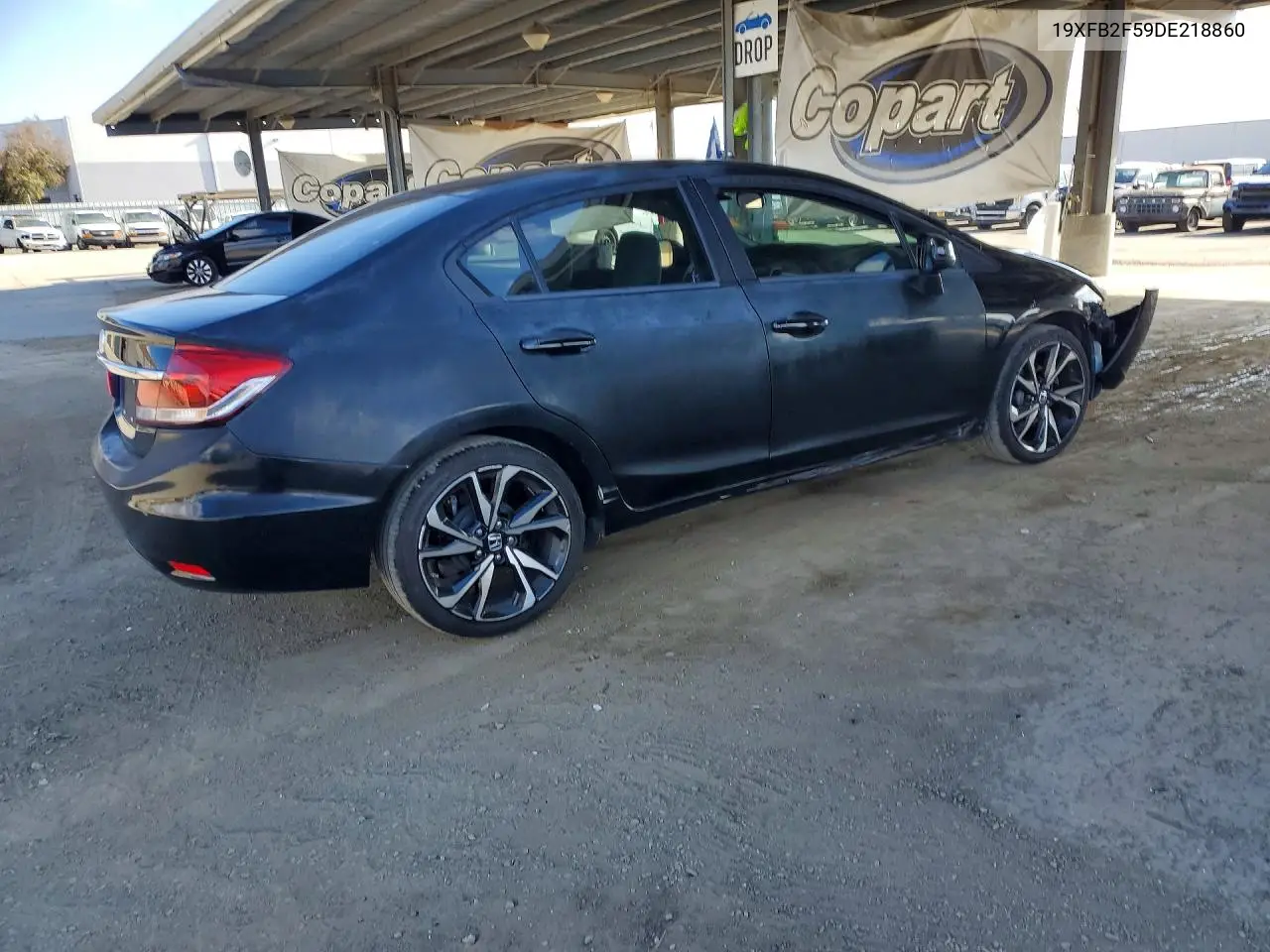 2013 HONDA CIVIC VIN 19XFB2F59DE218860 — фото 3