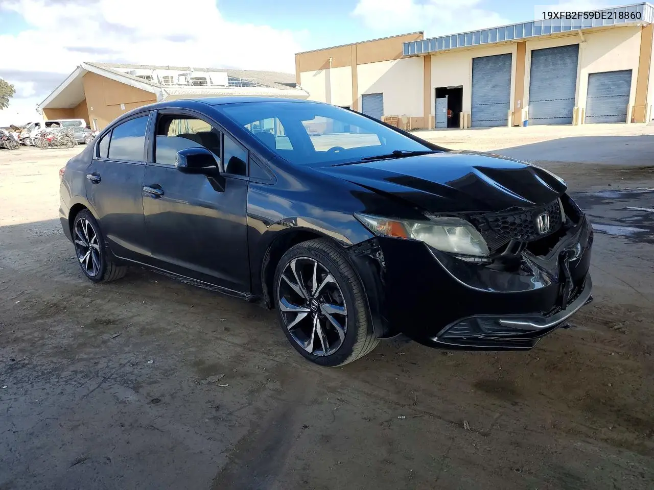 2013 HONDA CIVIC VIN 19XFB2F59DE218860 — фото 4