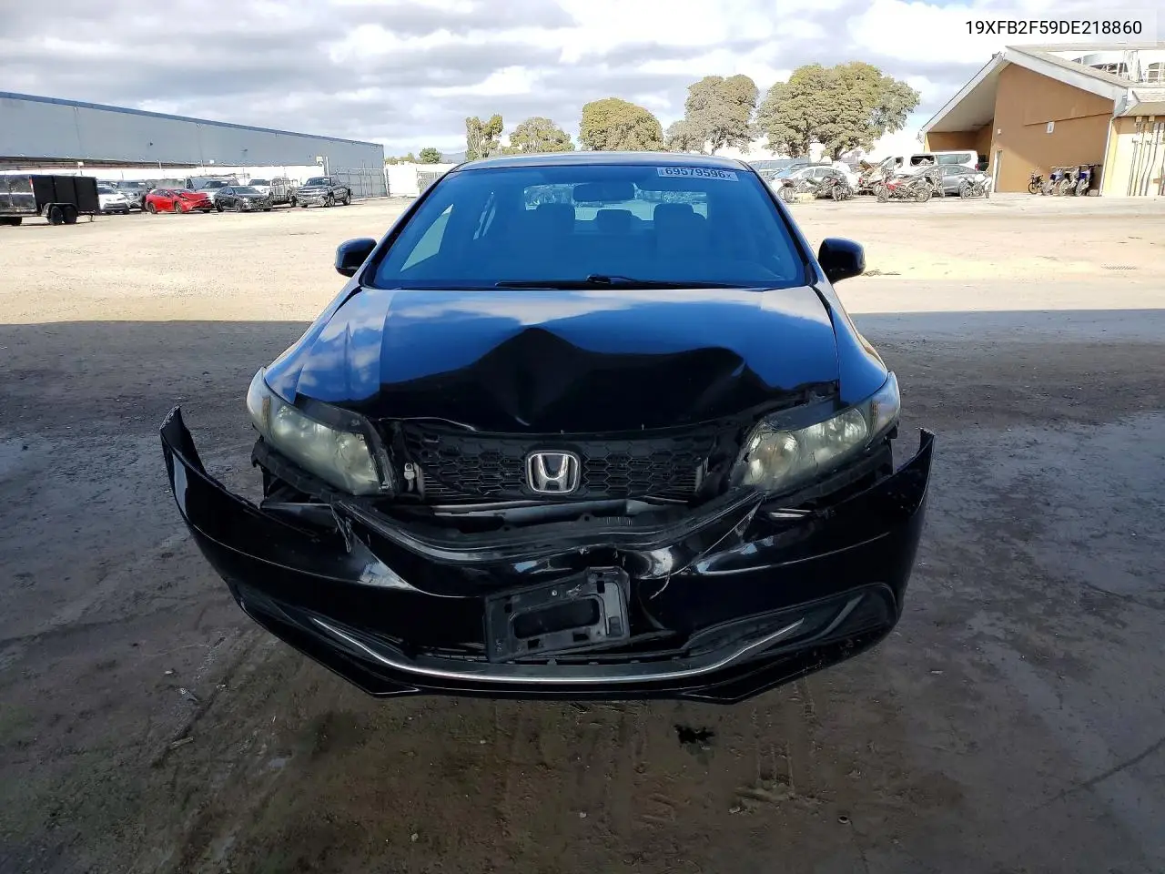 2013 HONDA CIVIC VIN 19XFB2F59DE218860 — фото 5