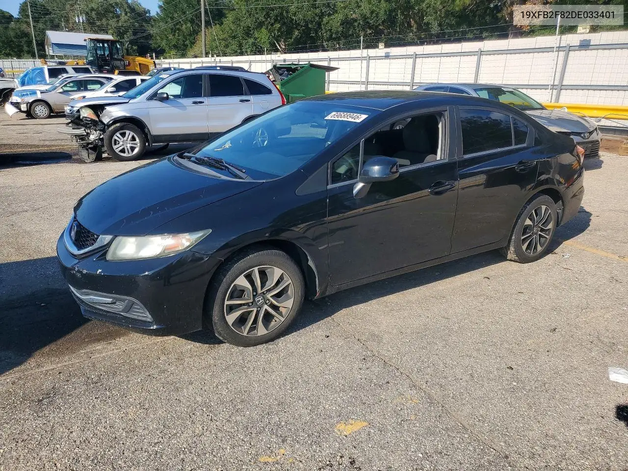 HONDA CIVIC 2013, VIN 19XFB2F82DE033401