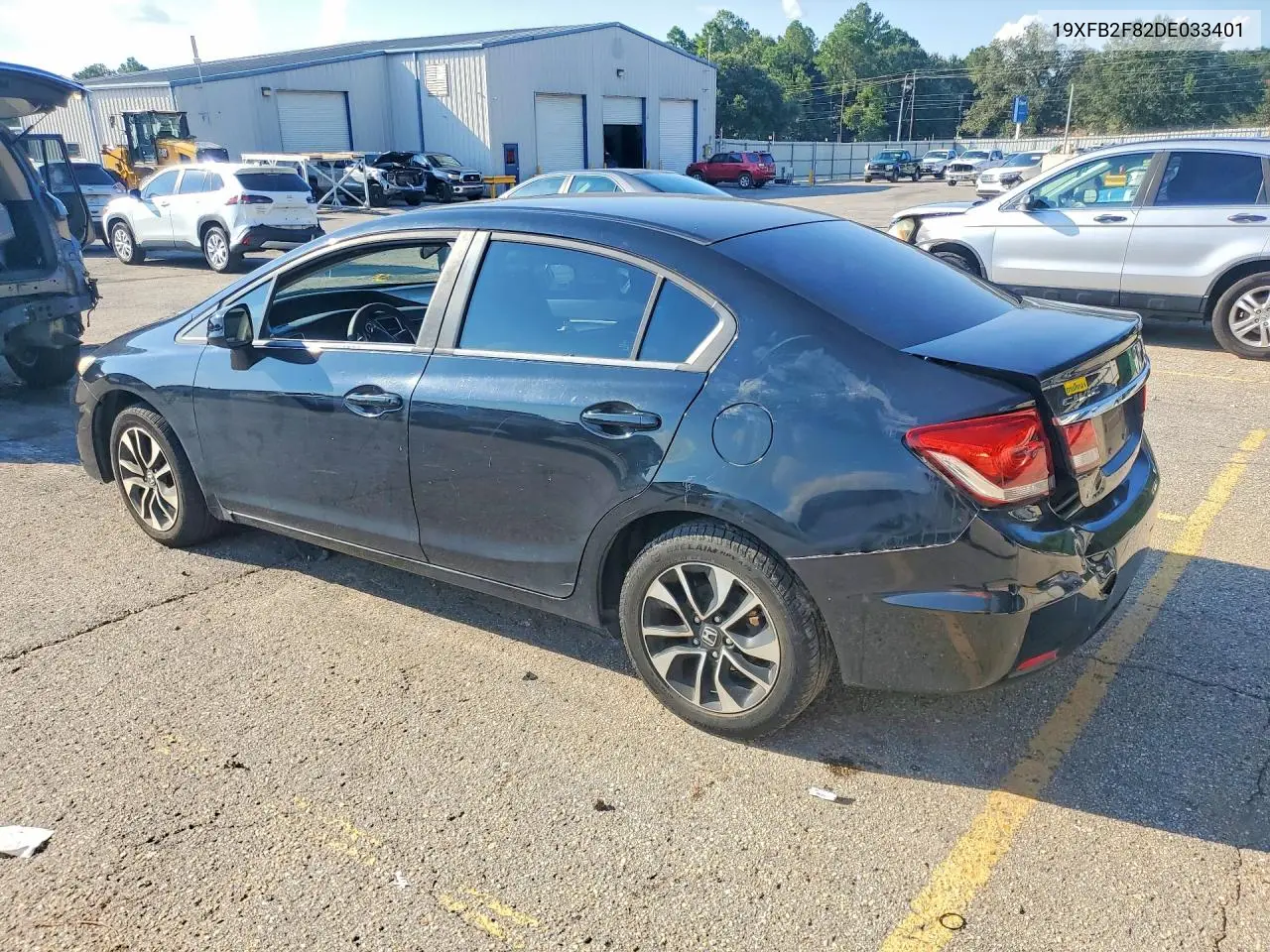 2013 HONDA CIVIC VIN 19XFB2F82DE033401 — фото 2