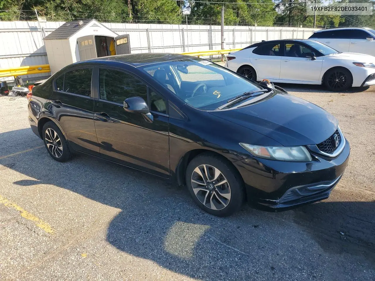 2013 HONDA CIVIC VIN 19XFB2F82DE033401 — фото 4